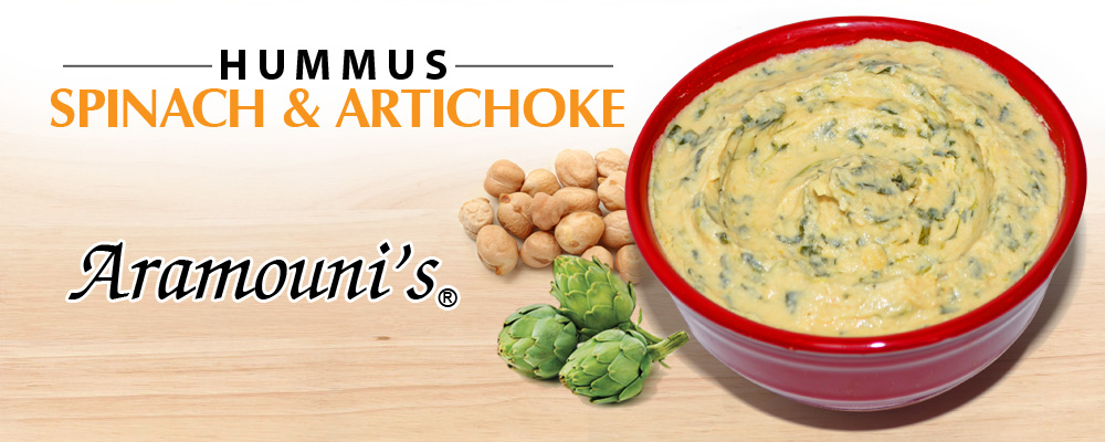 Spinach Artichoke Hummus - Aramouni's